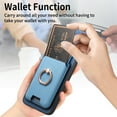 thumbnail image 2 of Allytech Samsung Galaxy S23 Case, Detachable Magnetic Wallet Case with Card Holder & Ring Stand, Support Car Mount, Premium PU Leather Shockproof Durable Protective Slim Case Cover - Blue, 2 of 11