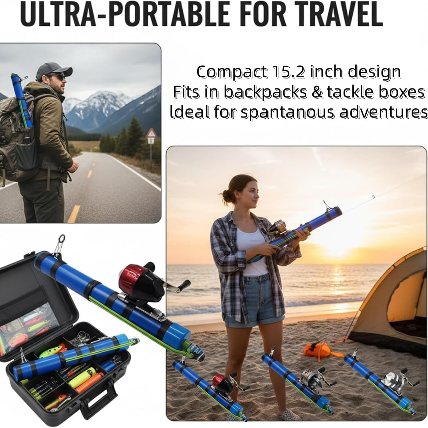 Fishing Catapult Rod, 2026 Upgraded Catapult Fishing Rod, Professional Pole Shooting Hunting Lure Fishings Tools, Saltwater and Freshwater Great Gear for Outdoor Anglers Travel