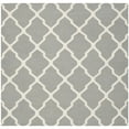 thumbnail image 6 of SAFAVIEH Dhurries Tabitha Geometric Area Rug, Grey/Ivory, 3' x 5', 6 of 9