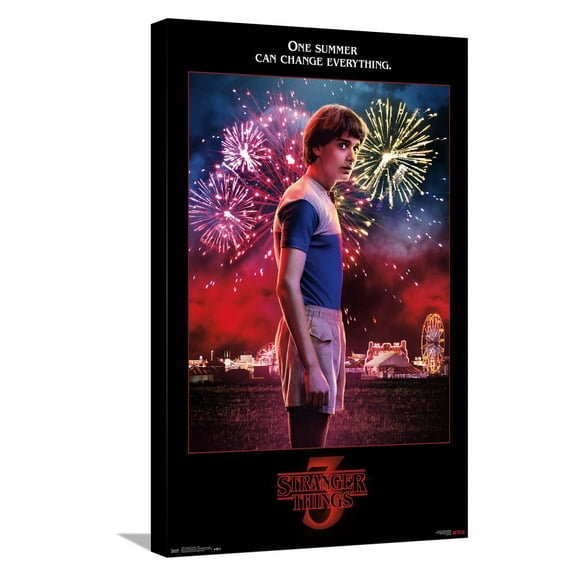 Netflix Stranger Things: Season 3 - Will Canvas Wall Poster, 14.725" x 22.375"