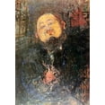 thumbnail image 2 of Modigliani, Amedeo 11x14 Gold Ornate Wood Framed with Double Matting Museum Art Print Titled - Rivera, 2 of 4