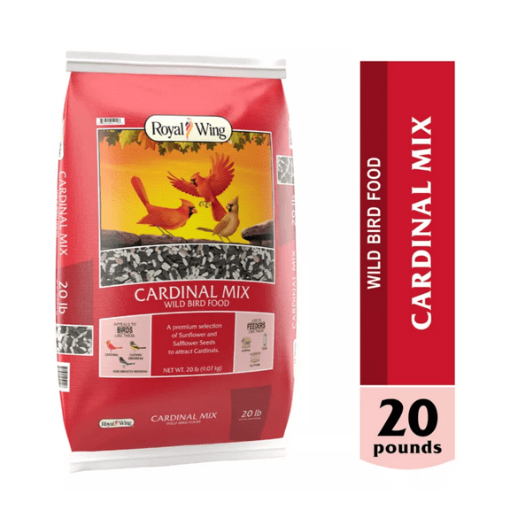 Royal Wing Cardinal Wild Bird Food Mix 20 lb