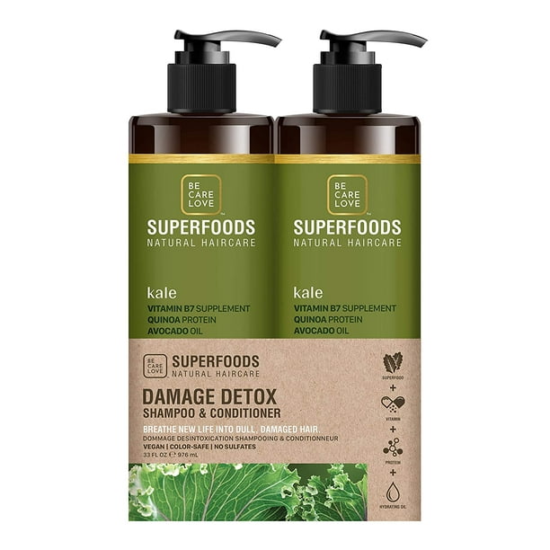 Be Love SuperFoods Shampoo & Conditioner Liter Duo Packs - Walmart.com