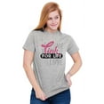 thumbnail image 5 of Breast Cancer Pink for Life Ribbon Women's Graphic T Shirt Tees Brisco Brands M, 5 of 5