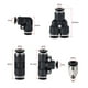 thumbnail image 5 of Kit de tubo de aire de PU de 4 mm OD Uxcell de 10 m negro con accesorios de conexión rápida, 5 of 5