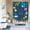 Blue Sea Whales, variant on 4 Pcs Kids Bathroom Shower Curtain Set, Colorful Duck Bathroom Sets for Kids Bathroom Decoration with Shower Curtain, Non Slip Bathroom Rugs, Toilet Lid Cover, U Toilet Mat and 12 Hooks