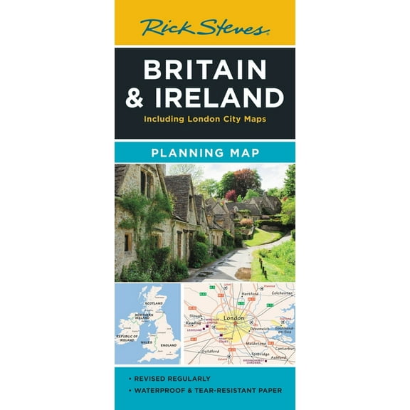 Rick Steves Rick Steves Britain & Ireland Planning Map: Including London City Map, (Paperback)