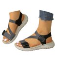 thumbnail image 2 of MKLEKYY Sandalias Cómodas Informales para Mujer, Cómodas Sandalias de Cuña Con Punta Abierta, Zapatos de Playa para Verano, Primavera y Otoño, para Caminar Al Aire Libre., 2 of 4