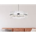 thumbnail image 3 of Elegant Lighting 6200D36C Serephina 16 Light 36" Wide Crystal Drum Chandelier - Chrome, 3 of 4