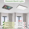 thumbnail image 5 of Mushroom Magnetic Fluorescent Light Covers for Ceiling Lights 2 x 4 Feet, Dream Forest Botanical Floral Plant Office Classroom Kitchen Drop Ceiling Light Covers Lighting Filters Shade Panel 1 Pack, 5 of 9