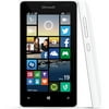 Walmart Family Mobile Microsoft Lumia 435 Smartphone, White