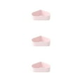 thumbnail image 4 of Baohd No Drilling Required Wall Mounted Fan-shaped For Easy Installation For Daily Pink Pink 3Set, 4 of 6