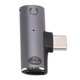 thumbnail image 1 of USB C Al Adaptador De Cargador De Auriculares, Aleación De Aluminio USB C Macho A 3,5 Mm Hembra, 100W PD 20V5A, Chip DAC, Control De Volumen Compatible Con PD QC 100W 65W 45W, 1 of 7