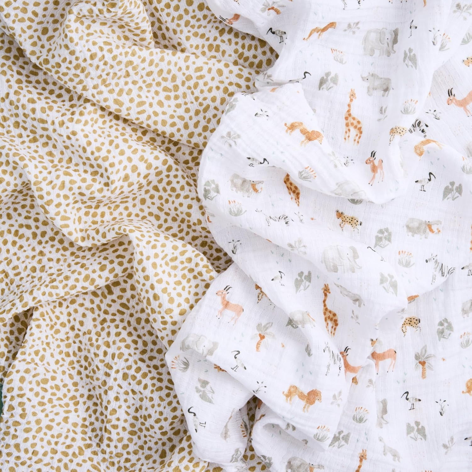 aden + anais essentials cotton muslin swaddle blanket 2 pack