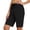 AB579 Black, variant on Cargo Shorts For Women Solid Color High Waist Straight Leg Shorty Women Relax Fit Jogger Shorts Grey Size S