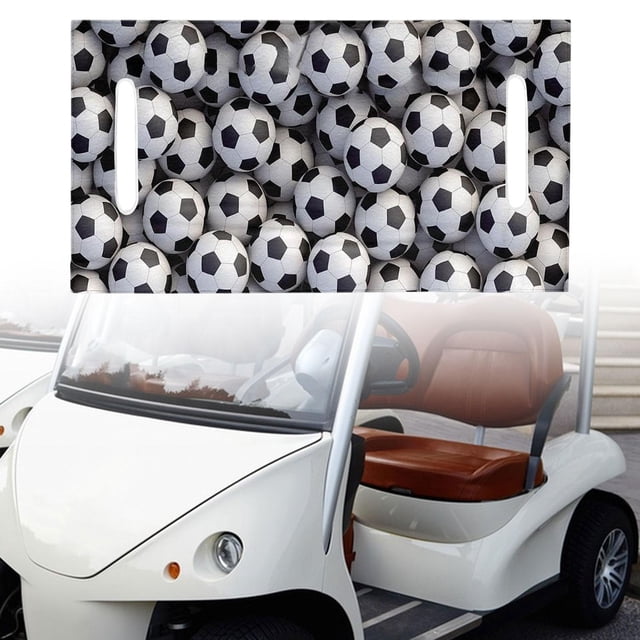 Funda para asiento de carrito de golf, accesorios fáciles de instalar, ligera para la mayoría de 2 personas Balón de fútbol
