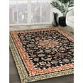 thumbnail image 3 of Ahgly Company Machine Washable Indoor Square Traditional Night Red Area Rugs, 3' Square, 3 of 7