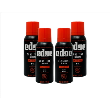 Edge Sensitive Skin Shave Gel for Men, 2.75oz (Pack of 4)