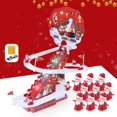 thumbnail image 2 of Juguete de tobogán eléctrico, juego de juguetes de escalada eléctrica, juguete de pista de Papá Noel, juego de montaña rusa de tobogán eléctrico, subterráneo alimentado por USB Kaili Sencillez, 2 of 5