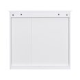 thumbnail image 4 of Pusnapku 29" Medicine Cabinet with Mirror, Modern Bathroom Wall Mounted Cabinet with Adjustable Shelves,Open Storage, Wood over The Toilet Organizer, 4 of 9