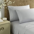 thumbnail image 2 of NAUTICA - Regatta Luxury Sateen Cotton Queen Sheet Set Grey, 2 of 2