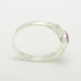 thumbnail image 5 of LBG 925 Sterling Silver Natural Ruby Womens Anniversary Ring - Size 10.25, 5 of 6