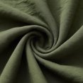 thumbnail image 5 of Nmnitkp Dresses for Women Summer Casual Dress, V Neck Flare Short Sleeve Cutout Waist Smocked Crinkle Fabric A Line Mini Dress, Solid Dress for Beach Vacation & Daily Wear Army Green,L, 5 of 9