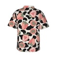 thumbnail image 4 of Strawberry Men'S 3d Print Casual Button Down Shirts, Novelty Hawaiian Short Sleeves Xl, 4 of 8