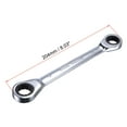 thumbnail image 2 of Unique Bargains Double Box End Ratcheting Wrench (14x17mm) Metric 72 Teeth 12 Point Ratchet Spanner Tools, CR-V, 2 of 5