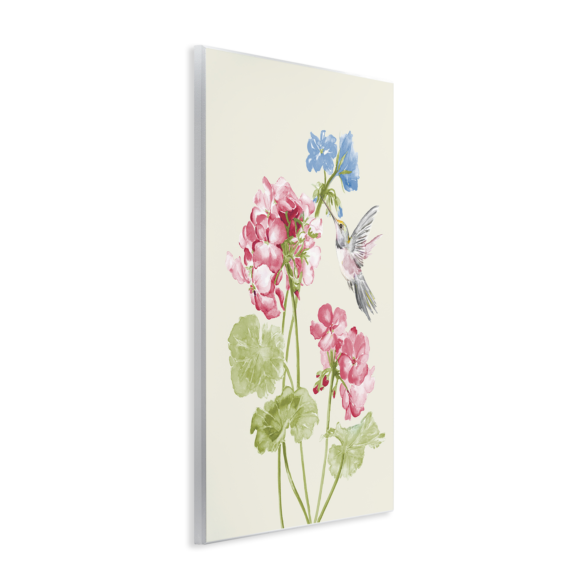 Stupell Industries Geraniums In Bloom Botanical & Floral Painting Unframed Art Print Wall Art, 10 x 15