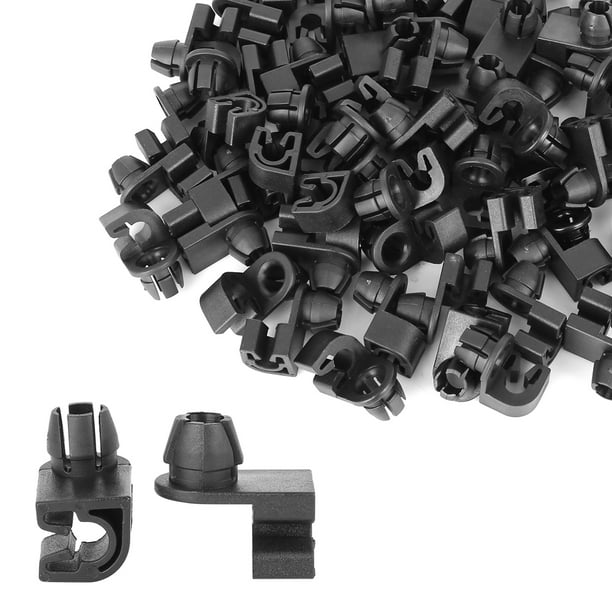 Car Hood Prop Rod Clip Retainer 80pcs Plastic for Peugeot 206 307 308