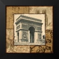 thumbnail image 2 of Studio Voltaire 12x12 Black Modern Framed Museum Art Print Titled - Paris Arch, 2 of 5