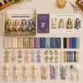 thumbnail image 4 of Butterfly Fairy Patchwork Sewing DIY Kit, 5 Styles Pre-Cut Fabric Hand Stitching Craft Set No Sewing Machine for Girls Handmade Fairy Doll Ornament Gift, 4 of 7