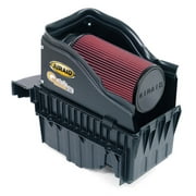 Angle View: Airaid 99-03 Ford Power Stroke 7.3L DSL CAD Intake System w/o Tube (Dry / Red Media)