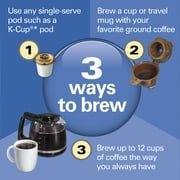 Hamilton Beach FlexBrew Trio Coffee Maker, 56 fl oz Resevoir, 49902