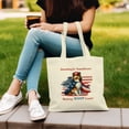 thumbnail image 3 of Republican Collie Making Woof Count Election 2024 Canvas Tote Bag Collie Dog Lover Gifts Idea Reusable Shopping Grocery Bag - 01002, 3 of 5
