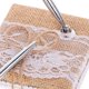 thumbnail image 4 of unbranded Pluma De Decorativa Para Banquete Con Base Escritorio Resistente Acero Y Lino, 4 of 8