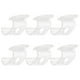 thumbnail image 3 of Cordless Shade Handles 6Pcs Replacement Bottom Rail Hooks Transparent Accessories Homeowners DIY Enthusiasts Window Treatment, 3 of 4