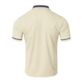 thumbnail image 4 of Fabrcox Mens Short Sleeve Polo Shirts Collared Henley Golf Shirt for Men Color Block Workout Mens Big and Tall Shirt with Pocket, 4 of 6