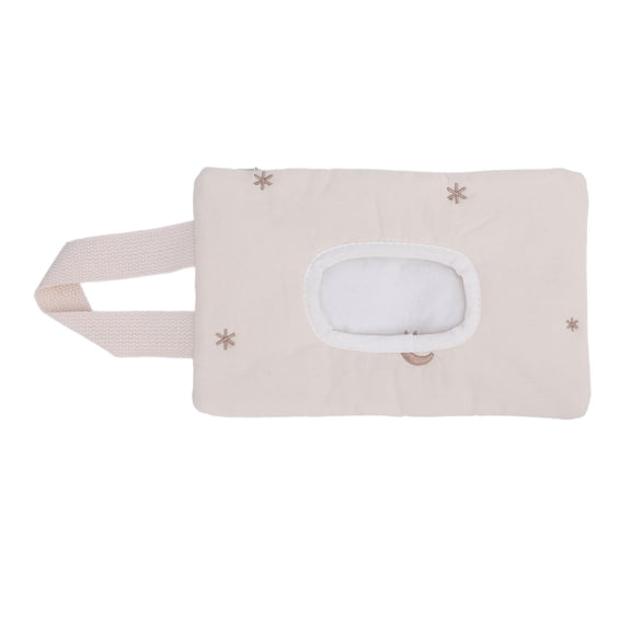 LAZIOEGR Cute Pull‑Out Car Tissue & Wet Wipes Holder – Portable Handheld Baby Stroller Bag, Foldable, Multi‑Use, Stylish Design