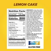 Pure Protein Bars, Lemon Cake, Gluten Free, 20g Protein, 1.76 oz, 4 Count