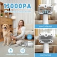 thumbnail image 3 of Pawimood 6-in-1 Pet Grooming Vacuum Machine Kit, Vacuum Trimming, 13000PA High Suction 3-Speed Adjustable, Equipped with Steam Function, for Dogs and Cats Pet, Home Effectively Cleaning Pet Hair, 3 of 9