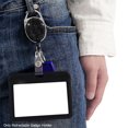 thumbnail image 4 of With Belt Bling Rhinestone Key Ring Clip On Retractable Badge Holder Fashion, 4 of 4