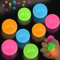 thumbnail image 1 of 8 bolas adhesivas brillantes para techo, juguetes antiestrés que brillan en la oscuridad, ideales para rellenar calcetines navideños para adolescentes, mujeres, hombres y adultos., 1 of 8