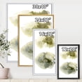thumbnail image 4 of Abstract Clouds In Dark Green I 24 in x 32 in Framed Painting Canvas Art Print, by Designart, 4 of 5