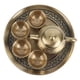 thumbnail image 3 of Juego de tetera de 6 uds., diseño de orquídeas de latón, delicado juego de tazas de té Vintage para sala de estar y oficina, 3 of 5