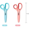 thumbnail image 5 of Pastel Compact Safety Scissors – Blunt-Tip Design for Travel, Crafting & Office Use, 5 of 6