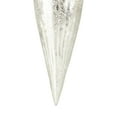 thumbnail image 4 of Northlight 9.5" White Beaded Glitter Finial Glass Christmas Ornament, 4 of 4
