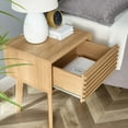 thumbnail image 2 of Modway Render Modern Wood and Particleboard End Table in Oak, 2 of 7