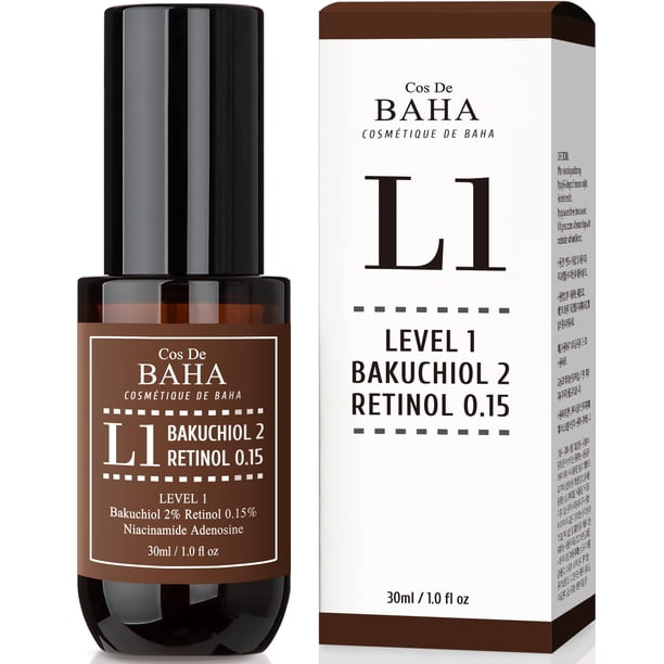Sérum facial Cos De BAHA Retinol 0,15% Bakuchiol 2% 30 ml